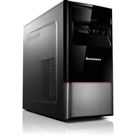 Lenovo Essential H405 Desktop Computer Glossy Black 77231mu