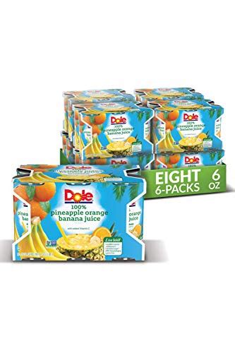 Dole Pineapple Orange Banana Juice 6 6 Ounce Cans Pack Of 48 Food