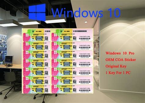 Microsoft Windows 10 Pro License Product Key Enterprise Key 3264 Bit