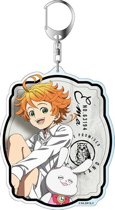 Cdjapan The Promised Neverland Big Key Chain Emma Ver 2 Collectible