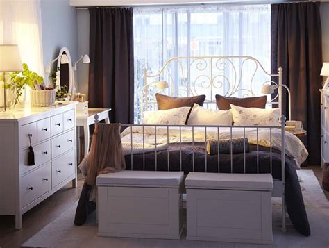 White Simple White Ikea Bedroom Ideas
