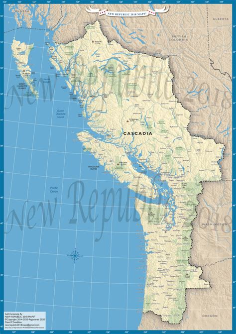 Cascadia Map New Republic 2018 Maps