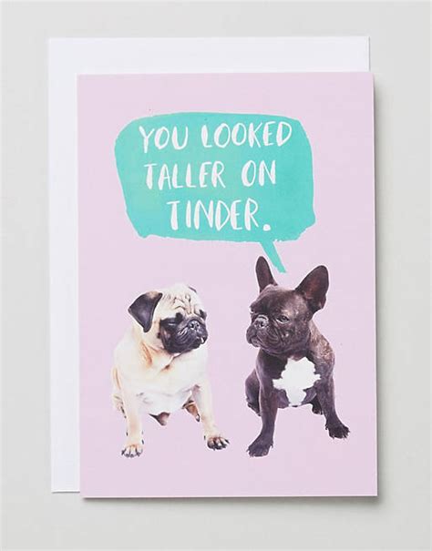 Jolly Awesome You Looked Taller Card Asos