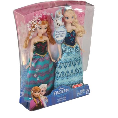 Mattel Disney Frozen Anna And Elsa Of Arendelle Figures Target Exclusive Ages 3 70 00 Picclick