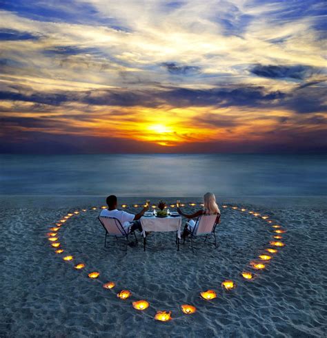 Romantic Dinner On The Beach Romantic Beach Romantic Destinations