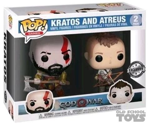 Kratos And Atreus 2 Pack God Of War Pop Vinyl Games Series Funko