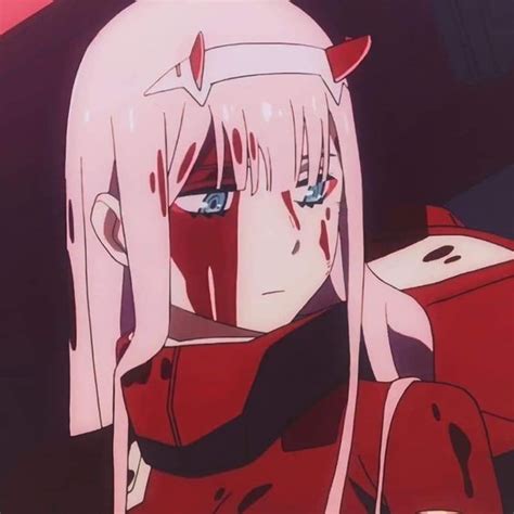 Anime 002 Zerotwo Icons Pfp Profile Ditf Darling Pink Red