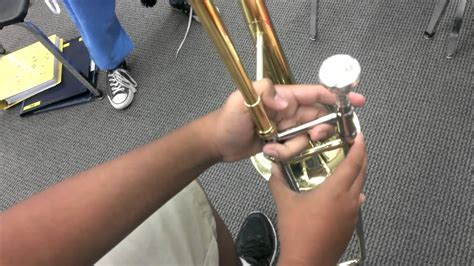 How To Hold A Trombone Youtube