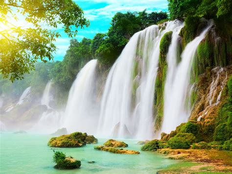 Ba Bể Lake And Ban Gioc Waterfall North Hanoi Desktop