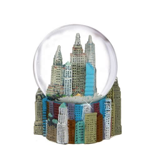 New York City Skyline Snow Globe Souvenir