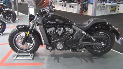 Single 298 mm rotor with 1 piston caliper. Indian Scout (2019) Exterior and Interior - YouTube