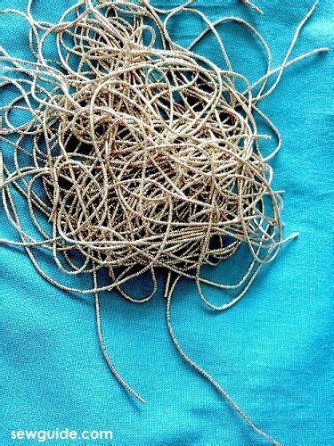 Of course, if your fabric was initially a stamped embroidery pattern if you've removed the embroidery and the fabric isn't in great condition, you can always embroider over the top of it. Zardosi embroidery work - 10 stitches you can use to make ...