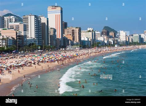 Leblon Beach Rio De Janeiro Brazil South America Stock Photo Alamy