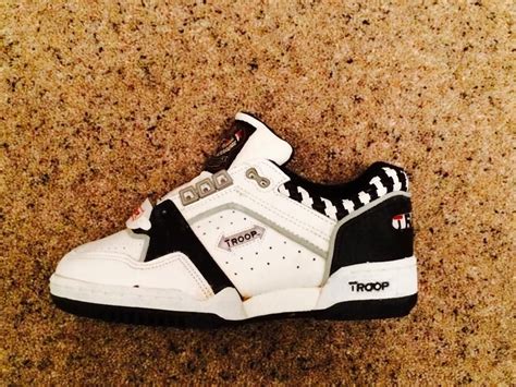 Troop Es Court Blackwhite Retro Sneakers High Top Sneakers Ll Cool J