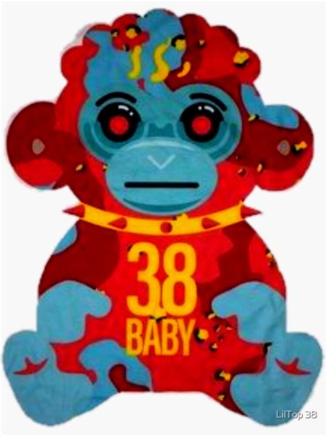 38 Baby Nba Youngboy Sticker For Sale By Liltop 38 Redbubble
