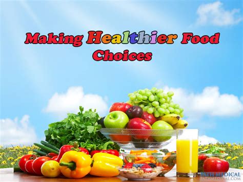Making Healthier Food Choices Path 411 Pain