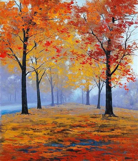 Graham Gercken Autumn Painting Oil Paintings Fall Painting