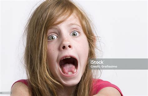 Blonde Little Girl Shouting Stock Photo Download Image Now 6 7