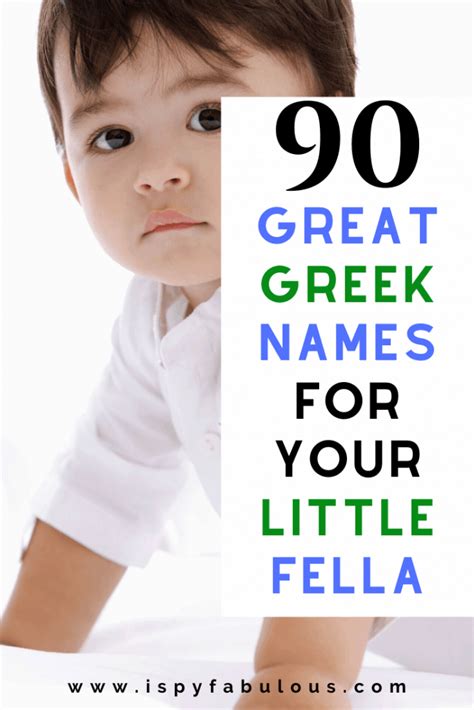 90 Unforgettable Greek Boy Names For Your Handsome Fella I Spy Fabulous