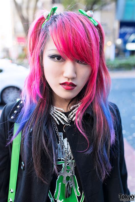 Dead Girl Lisa In Harajuku W Pink Purple Hair