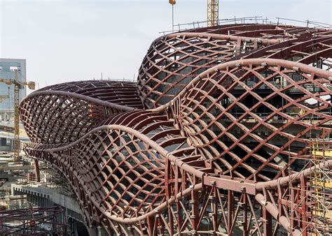 New Construction Photos Of Zaha Hadid Architects Designed Metro Station