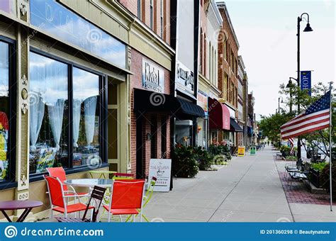 Street View Of Canandaigua New York Editorial Stock Photo Image Of