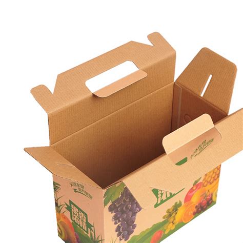 High Quality Corrugated Cardboard Vegetable Fruit Box Packaging Boxes