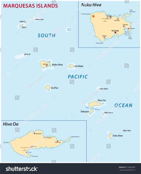 Marquesas Islands Map Vector Có Sẵn Miễn Phí Bản Quyền 153662897