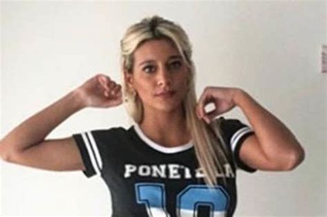 world s hottest weather girl poses in knickers as she shows off sexy argentina kit daily star