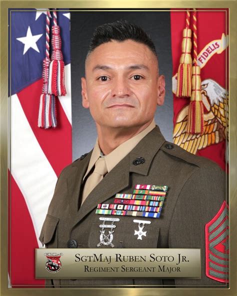 Sergeant Major Ruben Soto 3d Marine Logistics Group Leaders Bio