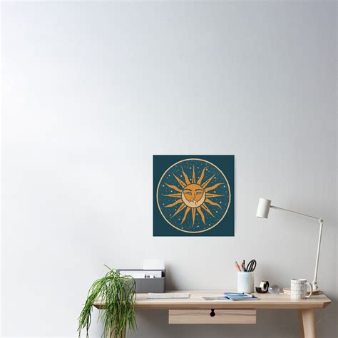 Sun And Moon Vintage Poster For Sale By Danjohndesign Redbubble
