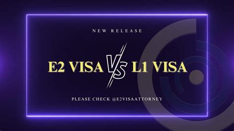 E2 Visa Vs L1 Visa Which Is Best For You Youtube