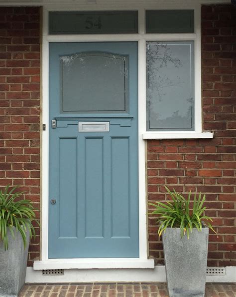 Scopri ricette, idee per la casa, consigli di stile e altre idee da provare. Blue 1930s Front Door - London Door Company