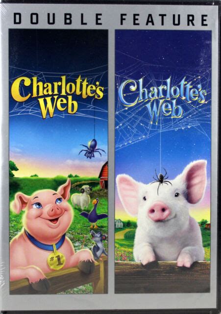 Charlottes Web Double Feature 1973 2006 New Dvds 2 Pack Childrens