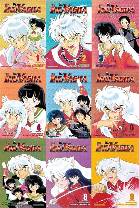 Inuyasha Vizbig Edition Manga By Rumiko Takahashi 9 Book Collection