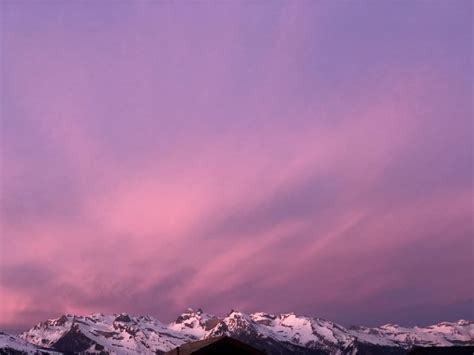 Sunset Over The Swiss Alps Sky Skies Nature Photography Swiss