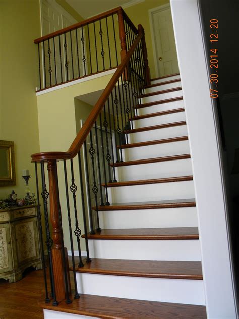 Can wood balusters & spindles be returned? Wood Stairs and Rails and Iron Balusters: Oak Stair and ...