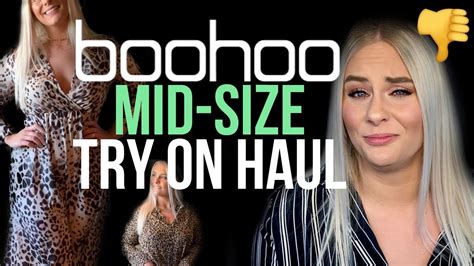 Mid Size Boohoo Try On Haul Size 8 Average Body Size Try On Haul 2019 Youtube
