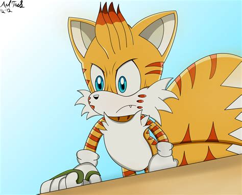 Mangey Tails The Fox Sonic Primesonic X Redraw By Andtails1 On