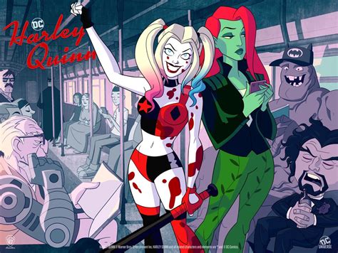 Harley Quinn And Poison Ivy Wallpaper