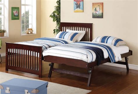 Wood Twin Bed With Pop Up Trundle Pop Up Trundle Pop Up Trundle Bed