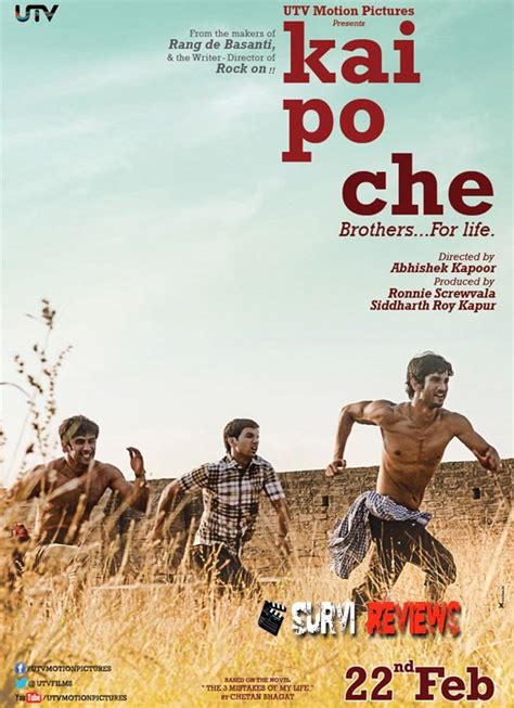 abhishek kapoor s kai po che 2013 movie review survi reviews