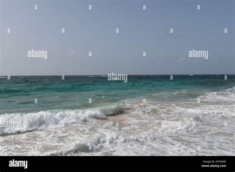 Crane Beach Barbados Stock Photo Alamy