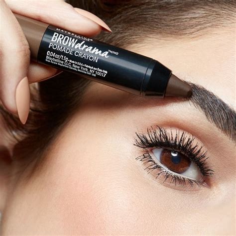 Beauty Touch Maybelline Brow Drama Pomade Crayon Dark