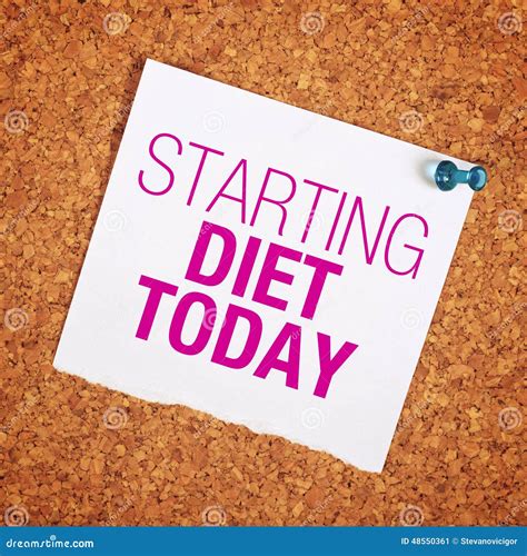 Starting Diet Tomorrow Stock Photo 83854974