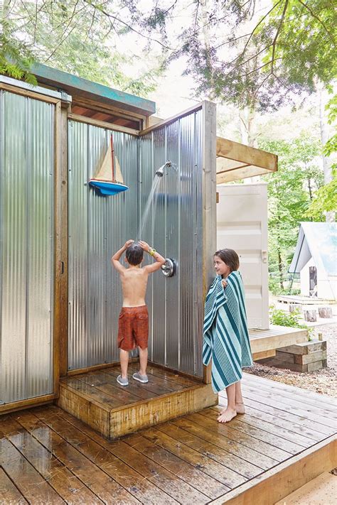 Steps For Building The Best Outdoor Shower On The Lake Cottage Life