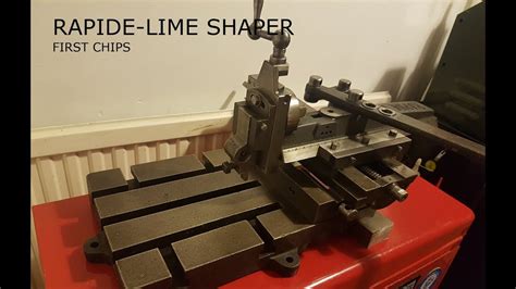 Rapide Lime Hand Powered Shaper First Chips Youtube