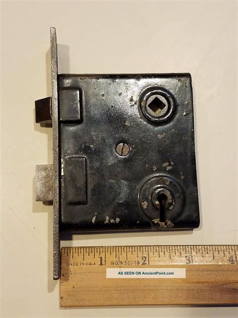 Vintage Mortise Lock With Dead Bolt