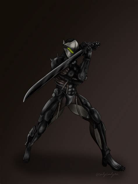 Genji As Raiden From Metal Gear Solid By Candycandy362 On Deviantart