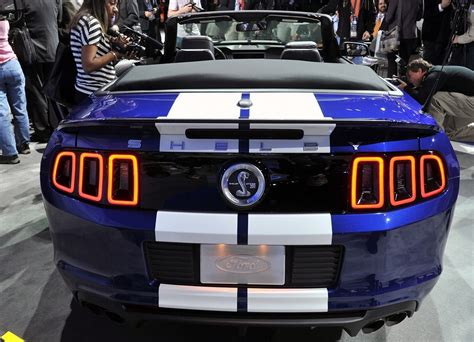 Deep Impact Blue 2013 Ford Mustang Shelby Gt 500 Convertible